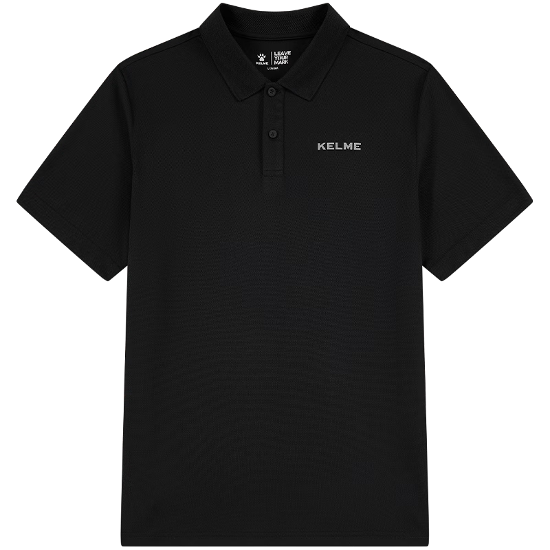KELME Men's Summer Sports Polo Shirt Quick-Dry Fitness Collared T-Shirt Commuter Top