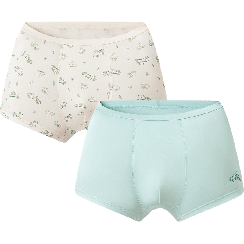 Threegun Kids A-Class Antibacterial Modal Boys' Boxer Briefs (2-Pack) Set 2 165 T50083B11
