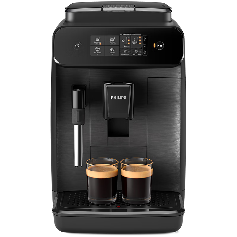 PHILIPS [Newly Upgraded Version of EP1221] Fully Automatic Italian And American Coffee Machine for Home Use, All-In Grinding, Newly Upgraded Intelligent Extraction, DIY Milk Frother, EP0820