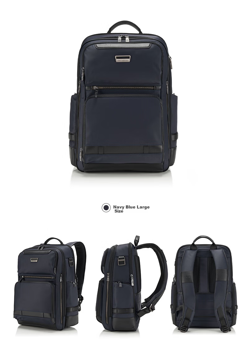 Samsonite Men's 17-inch Laptop Backpack PROLITE Business Large Capacity Casual Bag NS0 Black 9