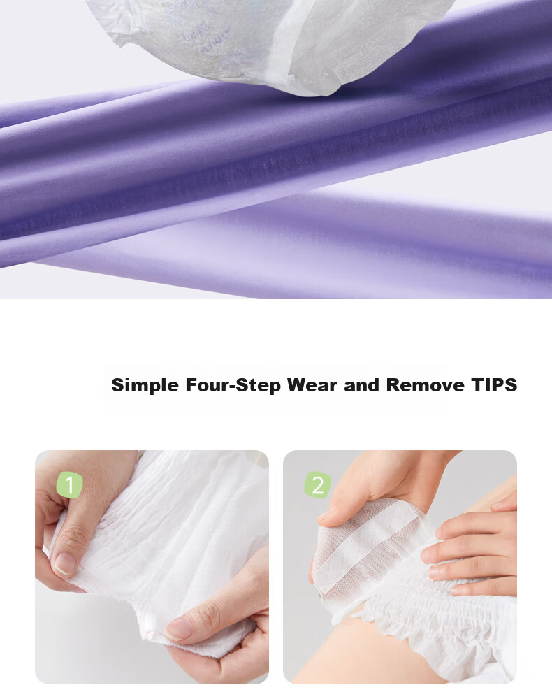 October Crystal Magic Tape Side Daytime Pants L Size 3 Pieces Sanitary Sleep Pants Women Menstrual Period Maternity Pants 6
