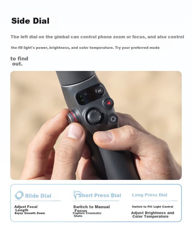 HarmonyOS Smart Choice DJI Osmo Mobile 8 Smartphone Gimbal OM8 Handheld 360° Tracking Stabilizer Anti-Shake Shooting Tool Compatible with HarmonyOS 6 8