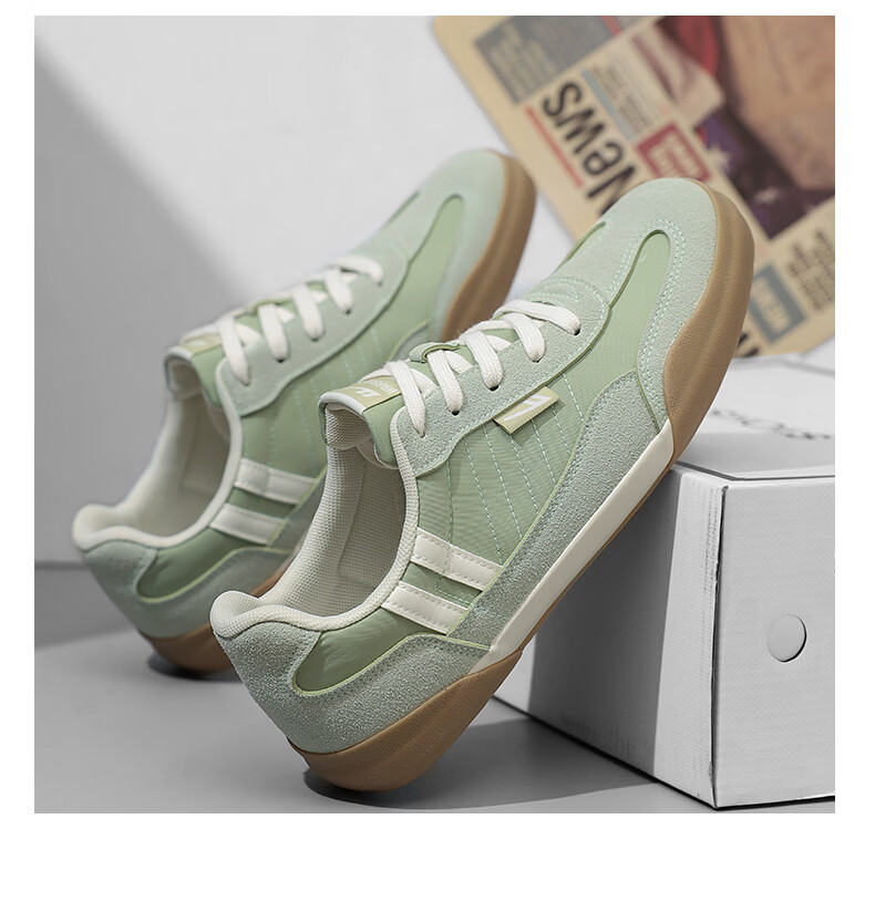 Warrior Men's Spring Summer New Casual Fashion Canvas Shoes Classic Comfortable Thick Sole Sneakers Green White Size 39 11