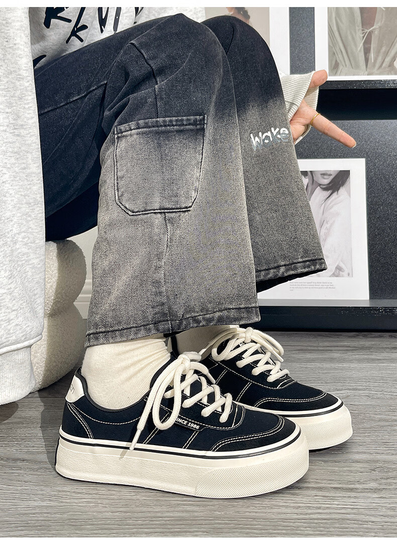 Renben Official Canvas Shoes for Women 2026 Spring Autumn Casual Breathable Sneakers Brown Size 36 10