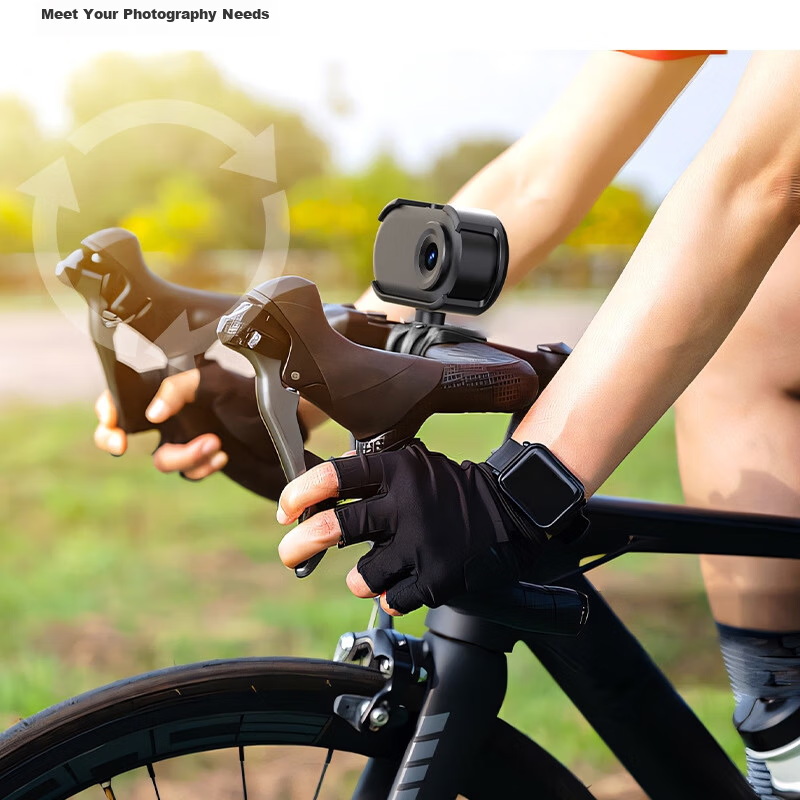 Black Cat Diary DM10 Thumb Camera Magnetic Cycling Recorder Sports Selfie HD Action Camera Electric Motorcycle Recorder Portable Pocket Vlog Camera 10