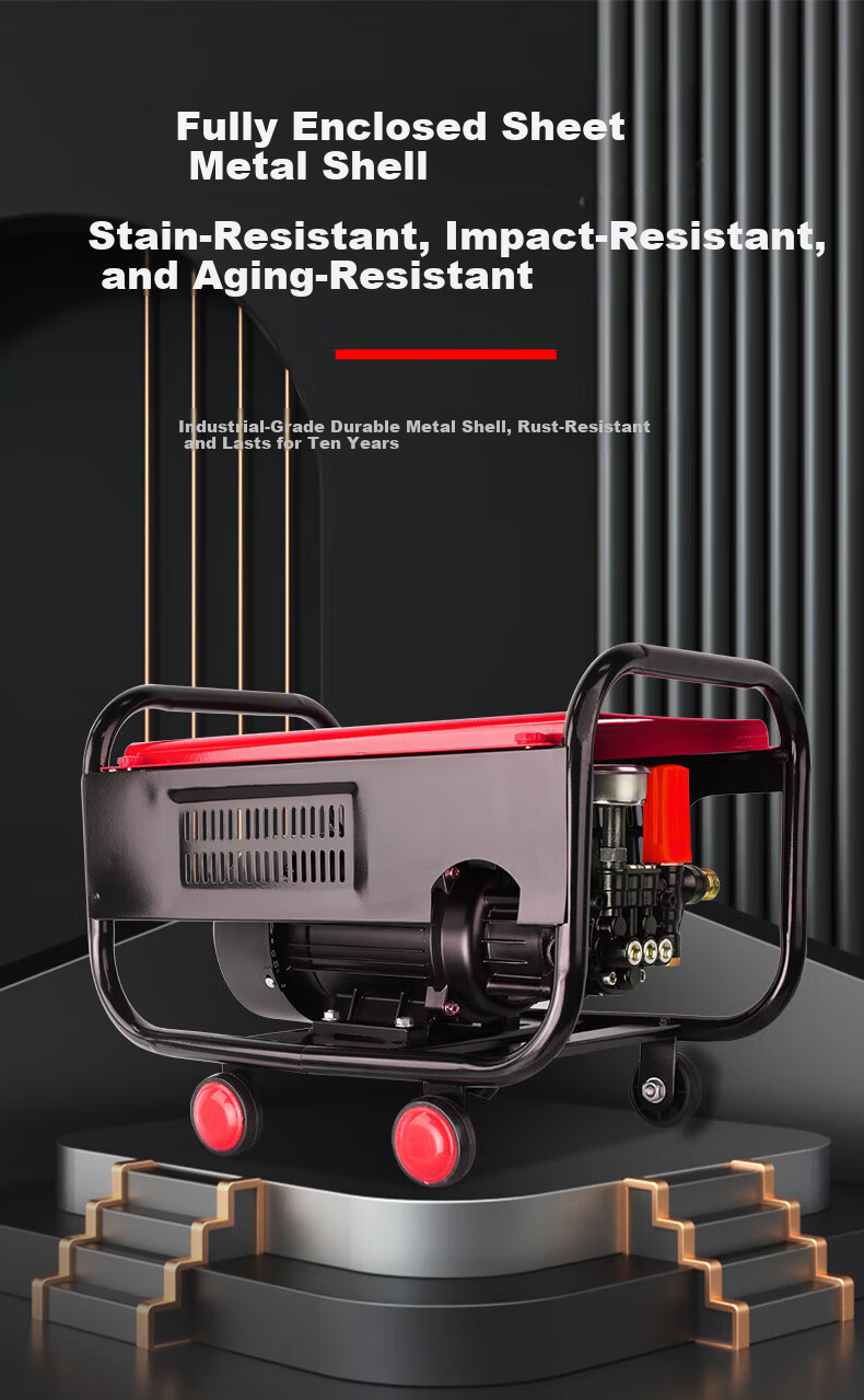 Black Cat Saint General Household High-Pressure Car Washer 220V High-Power Cleaning Machine High-Pressure Spray Gun for Car and Garden Cleaning 3