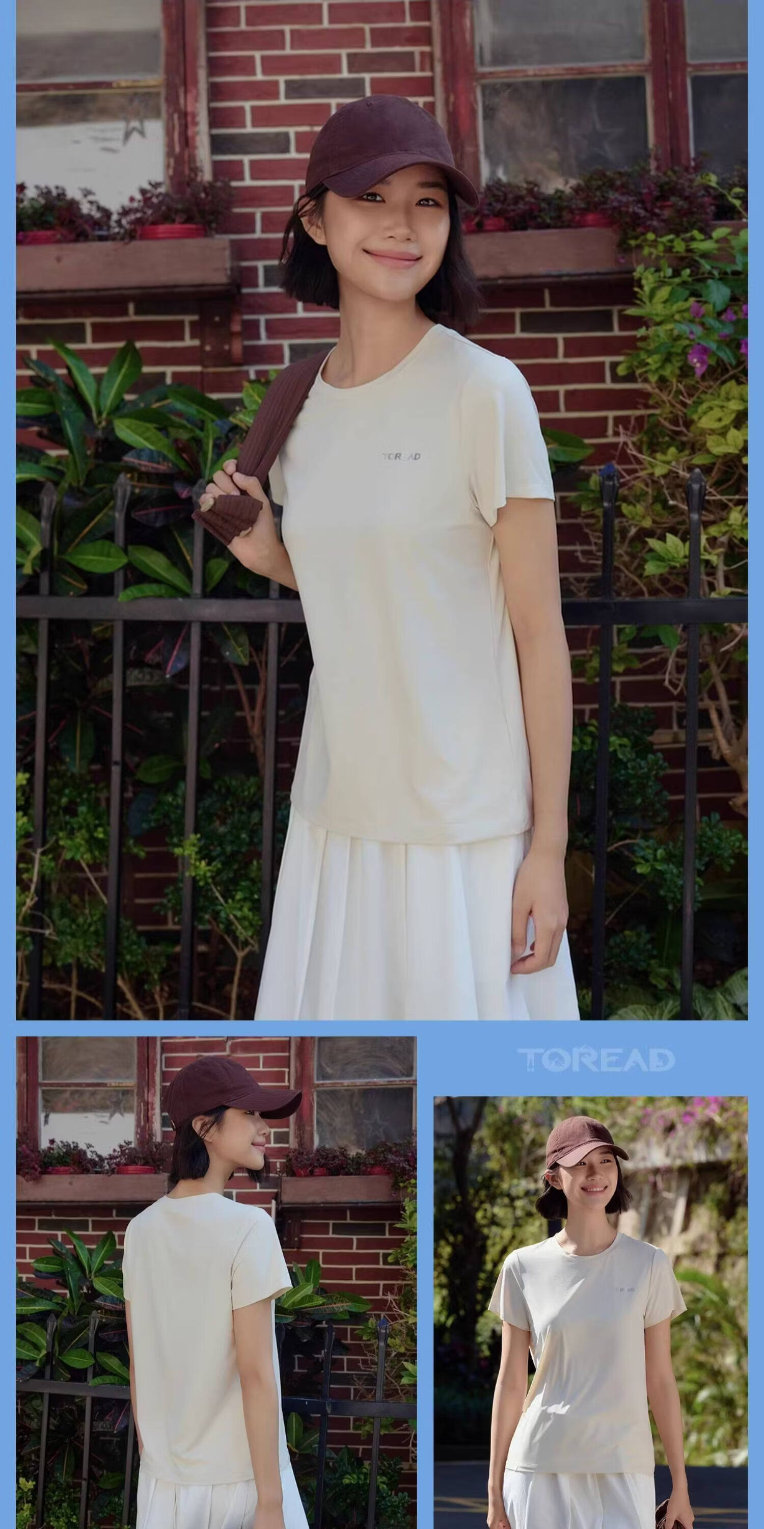 TOREAD Short Sleeve T-Shirt Lightweight Cooling Outdoor Sports Commuting UPF50+ Sun Protection High Elasticity Half Sleeve Beige Women XL 10