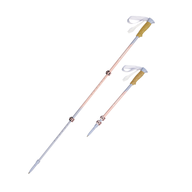 Naturehike Nuoke Guangji 3EXT Carbon Fiber Trekking Poles Women Outdoor Professional Hiking Three-Section Telescopic Walking Stick Men Light Cedar Green