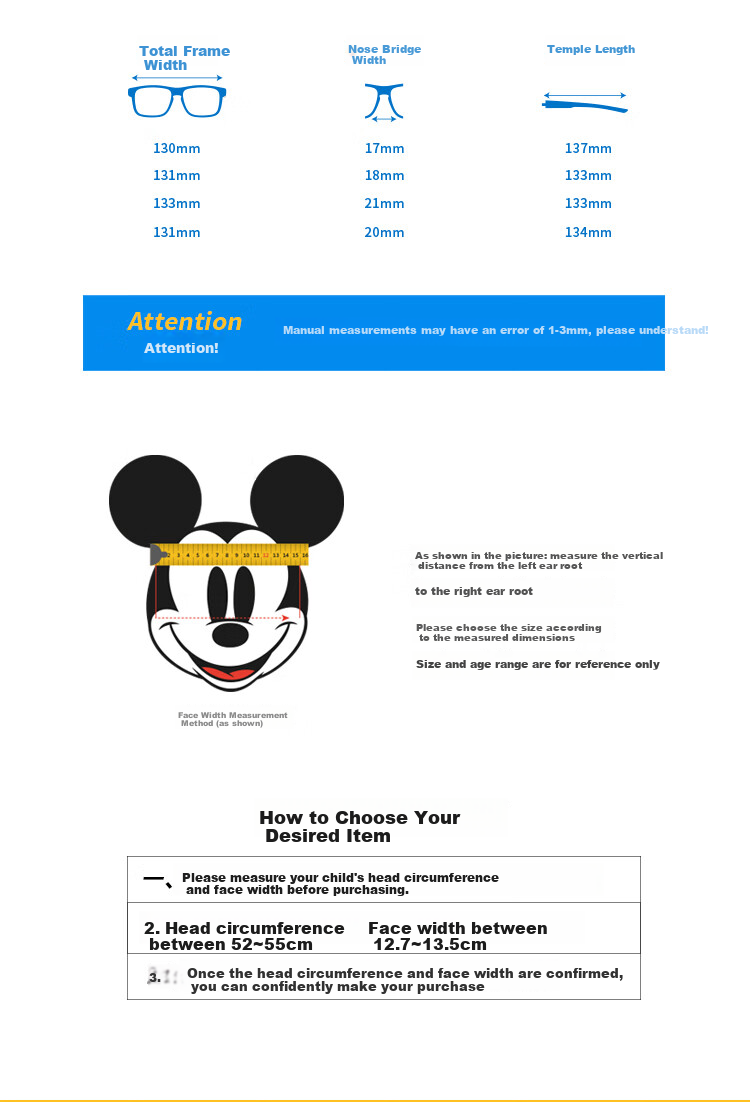 Disney Children's Sunglasses for Girls, Kids' Outdoor Travel Vacation UV Protection Eyewear 9