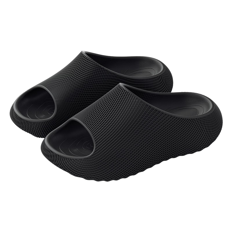 Grace 3D Textured Men's Sports Sandals Summer 2026 New Outdoor Beach Non-Slip Antibacterial EVA Slippers