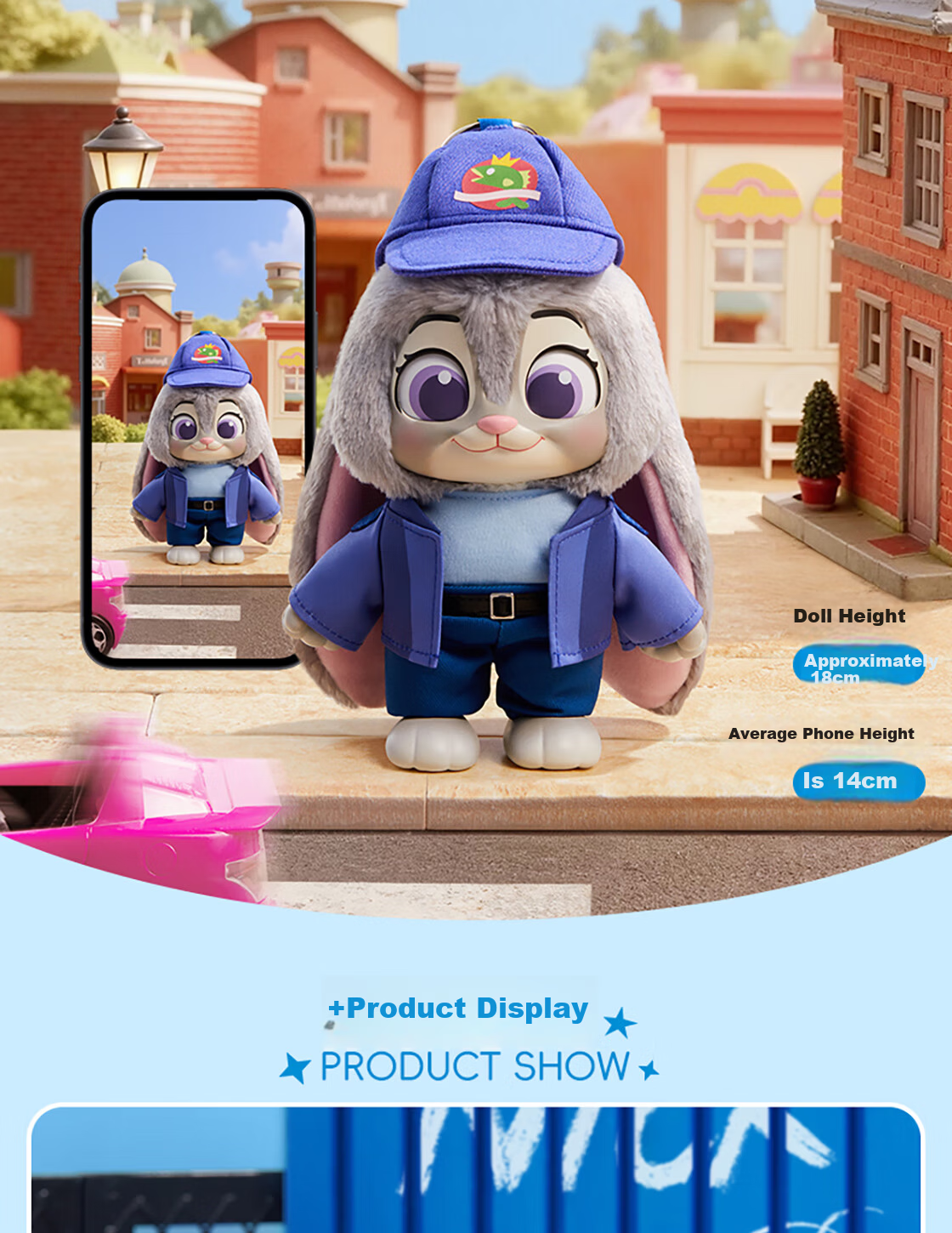 MINISO Disney Zootopia Partner Disguise Series Figurine Blind Box Toy Birthday Gift Single Box for Men and Women 6