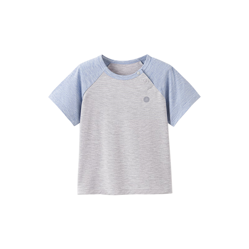 Babylove Baby Summer Thin Bamboo Fiber Short Sleeve T-Shirt Mosquito-Repellent Breathable Kids Air Conditioning Pajamas Set