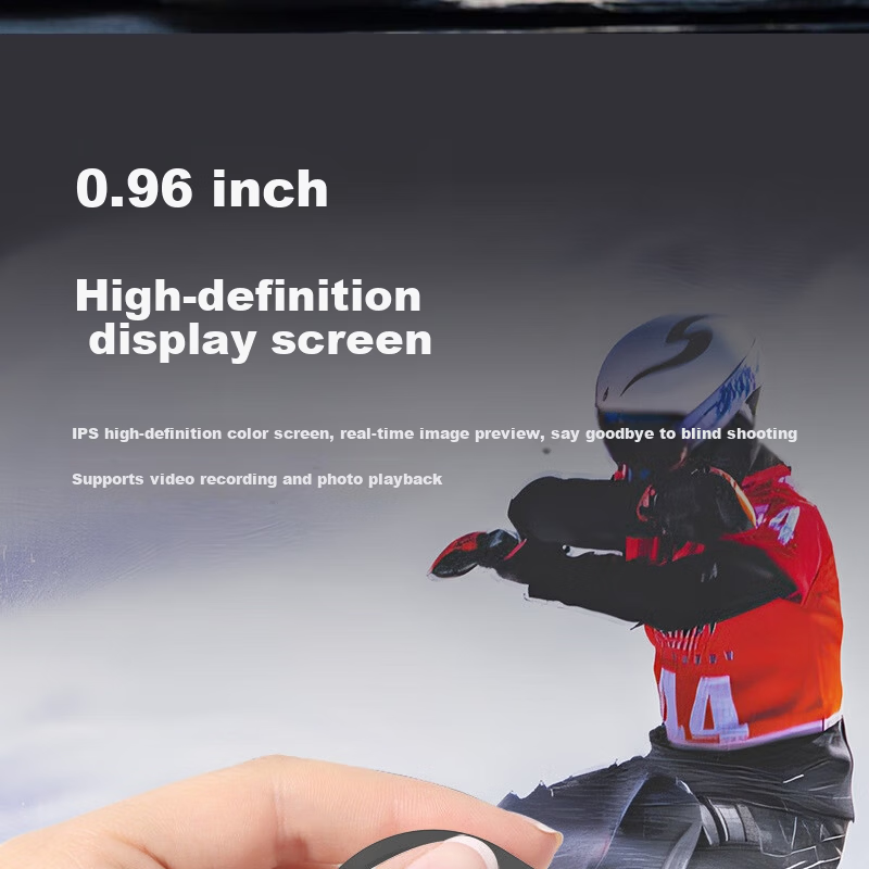 Black Cat Diary DM10 Thumb Camera Magnetic Cycling Recorder Sports Selfie HD Action Camera Electric Motorcycle Recorder Portable Pocket Vlog Camera 4