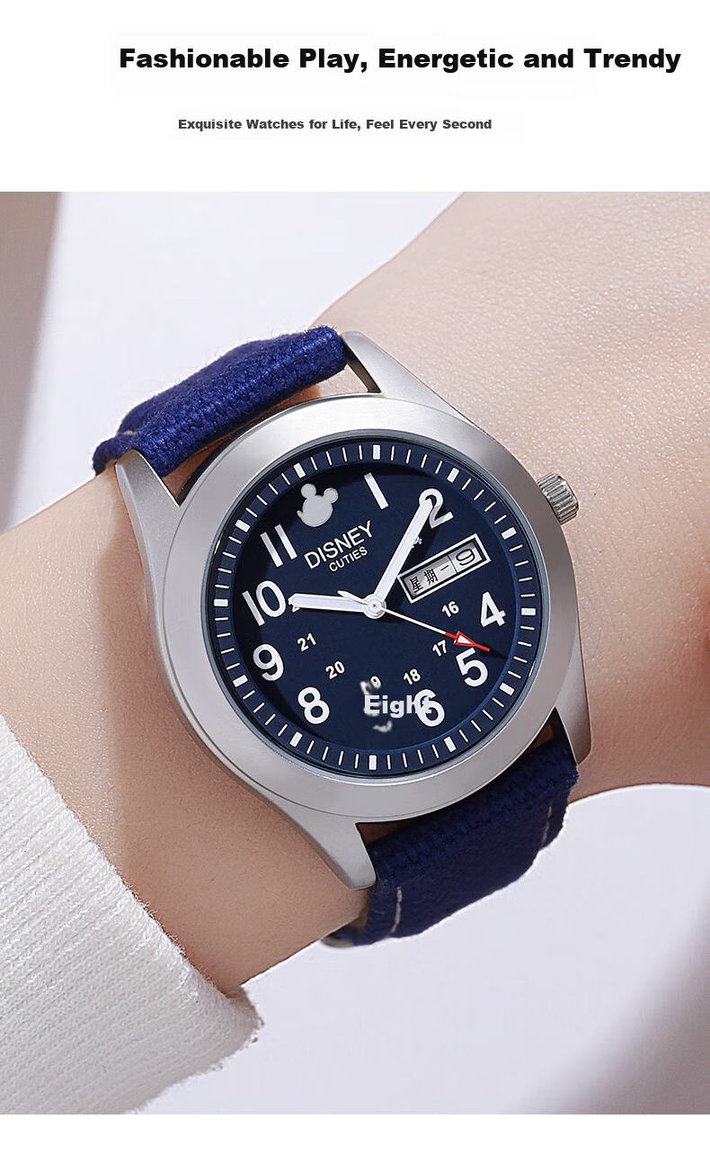 Disney Kids Watch Boys Middle School Teen Sports Trendy Waterproof Wristwatch 5