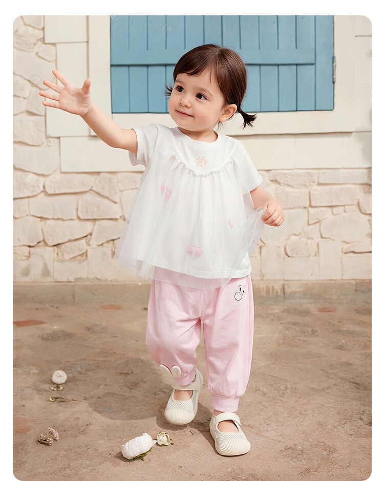Balabala Kids Pants Boys Girls 2026 New Spring Autumn Baby Warm Casual Sports Cartoon Trendy Pants 29