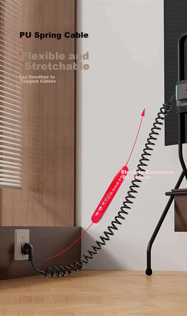 CHIGO PDU Power Strip 8-Port 10A Gaming High-Power Rack Socket Power Board Wireless Master Control 5