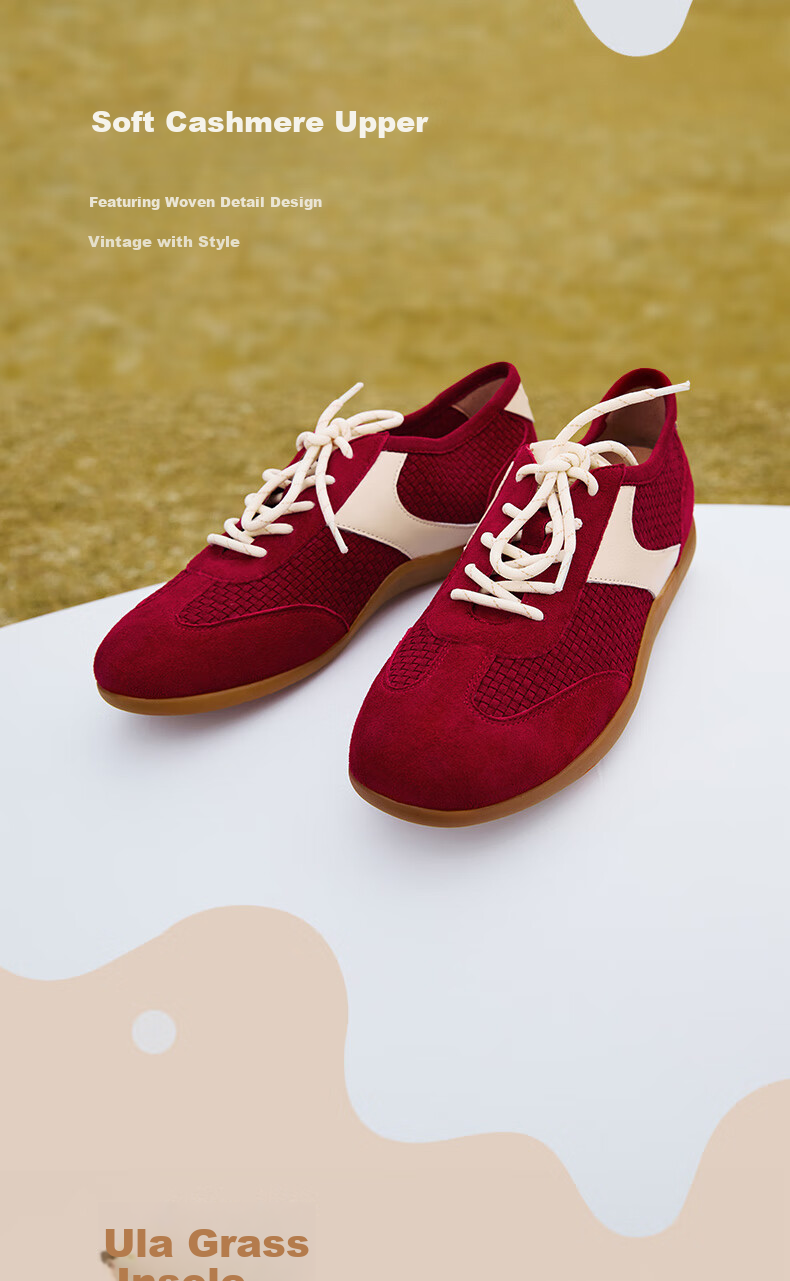 Bata Prince Qi Same Style Sheepskin Derby Shoes for Women Jenny Soft Leather Couple Thin Sole 14
