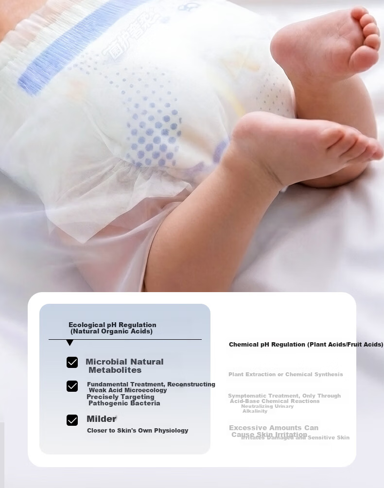 October Crystal Probiotic Luxury Soft Diapers Probiotic Ultra-Thin Breathable Newborn Diapers Size S 34 Pieces 8
