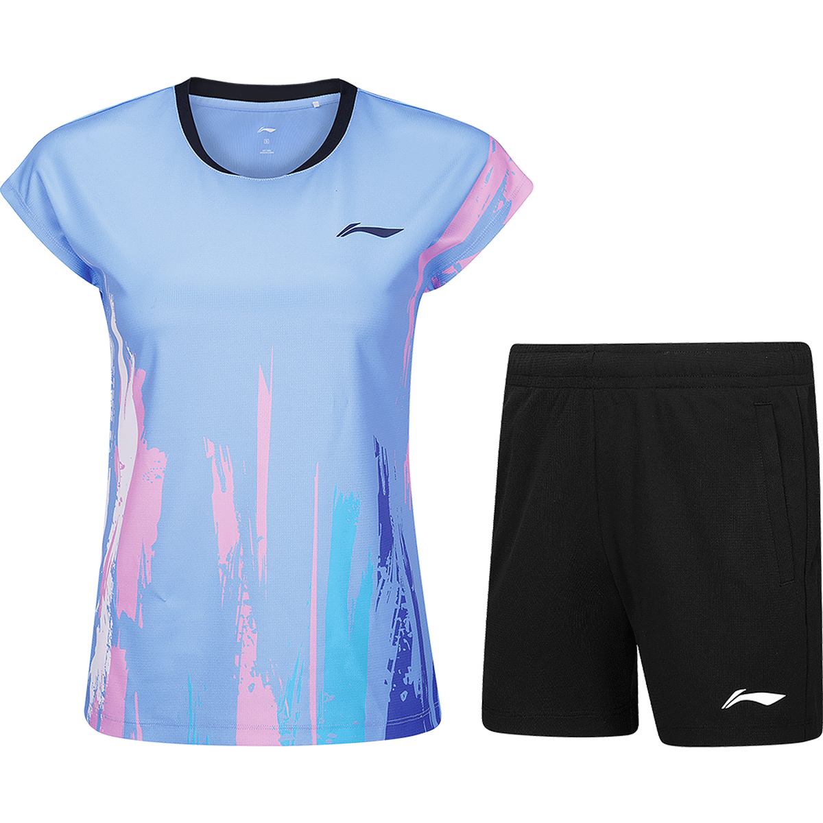 LI-NING Women's Badminton Competition Two-Piece Set Club Series Sports Teamwear