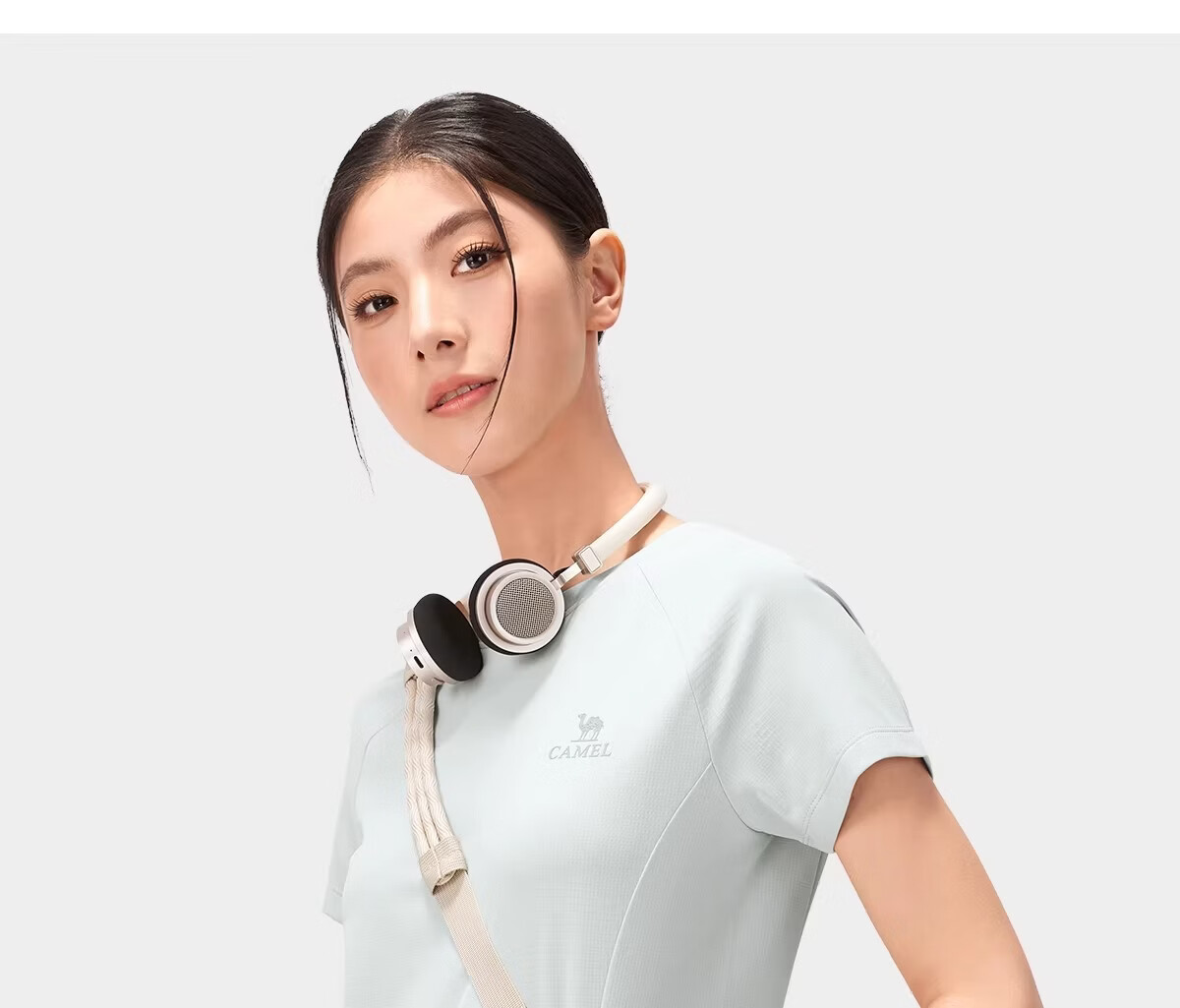 CAMEL [Toray Fabric] Outdoor Quick-Dry T-Shirt Women 2026 Spring Summer Short Sleeve Stretch Breathable Sweat-Absorbing Sports Top Men 8090 33