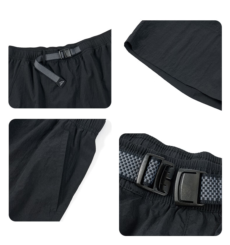 ERKE [Yu Shitong Edition] Woven Five-Point Shorts Summer Water-Repellent Ice-Feel Sports Outdoor Casual Fashion Men's Pants 13