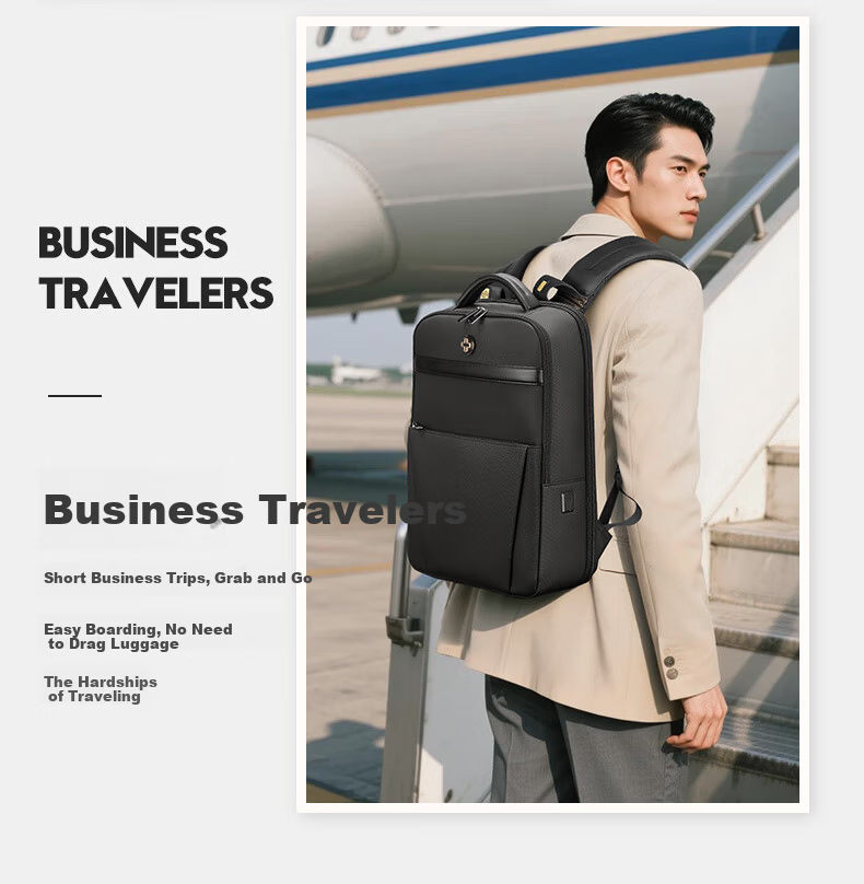 CROSSGEAR Cross Medal Weight Loss Master Men's 16-inch Laptop Casual Commuter Backpack Business Travel Bag 16