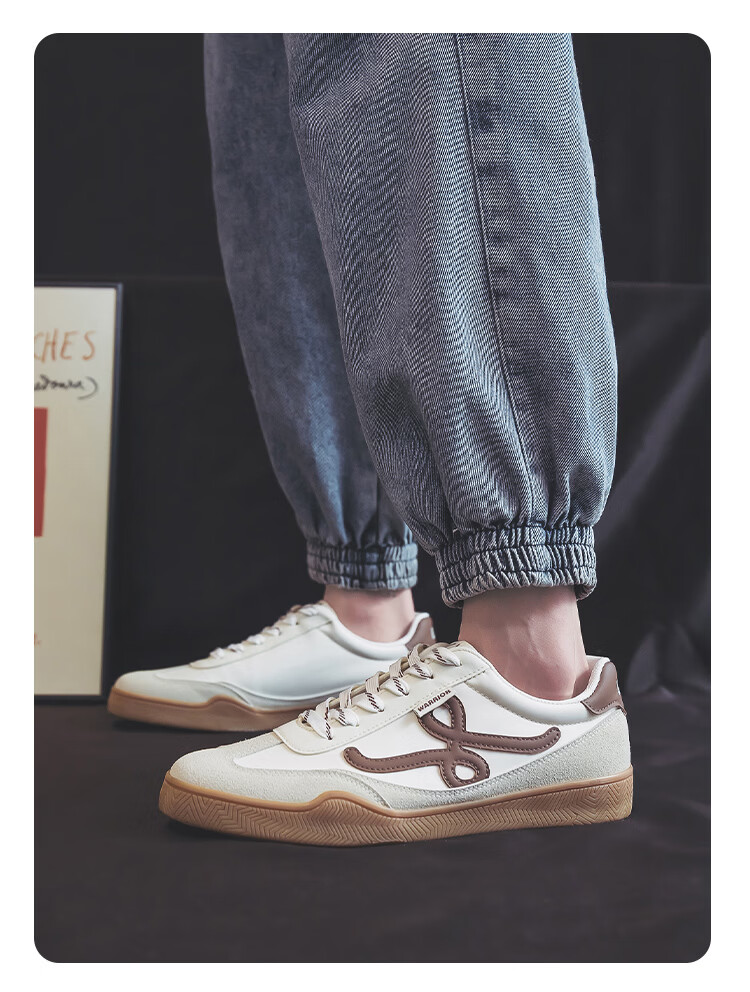 Warrior Canvas Low-top Men's Shoes Flat Casual Sneakers Fashion Couple Training Shoes 981 Beige Gray Dark Blue Size 42 9