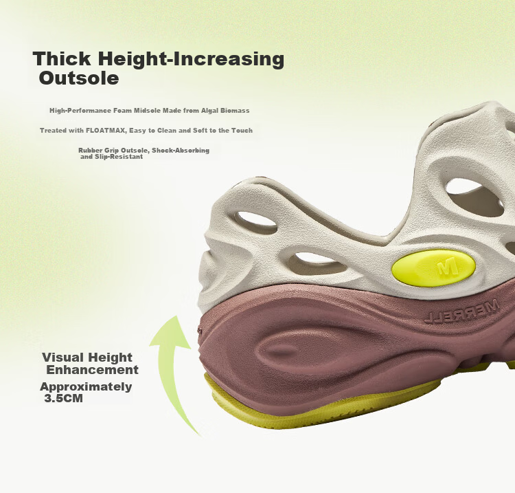 Merrell Hydro Moc Venom 3 Thick Sole Comfortable Breathable Outdoor Creek Water Shoes Sandals 8228 Milk Tea Size 38 7