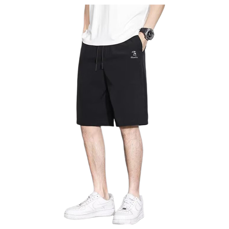 TUCANO Men's Summer Cooling Quick-Dry Breathable Sports Running Casual Comfortable Five-Point Shorts Dark Gray 2XL