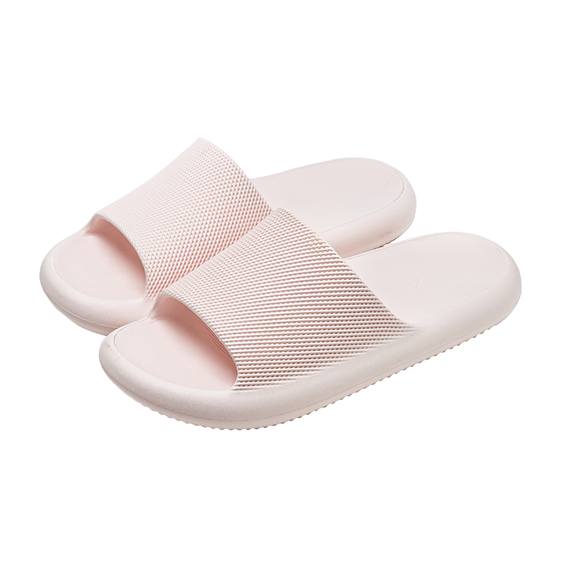 Puxi Men's Slippers Outdoor Wear 2026 New Home Anti-Slip Odorless Silent Cherry Blossom Pink 37-38