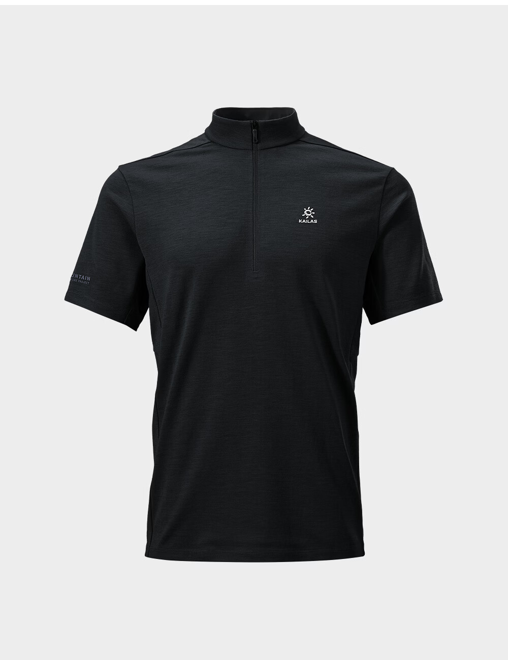 KAILAS XM2 Women's Wool Half-Zip Short Sleeve T-Shirt Spring Summer Outdoor Hiking Breathable Lightweight Short Sleeve 5