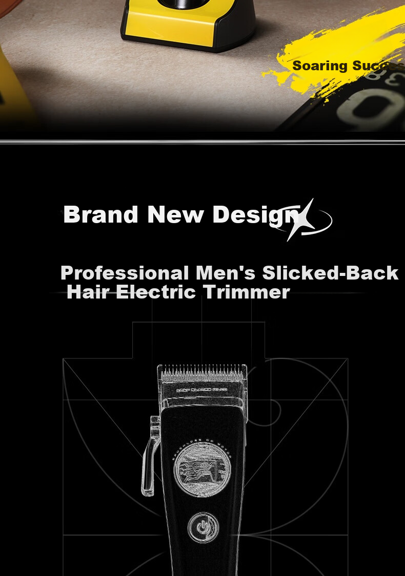 Codos Breakthrough A80 Oil Head Hair Clipper Cordless Brushless Motor Professional Gradient Hair Trimmer Salon Use [Annual Meeting Prize New Year Gift] 2