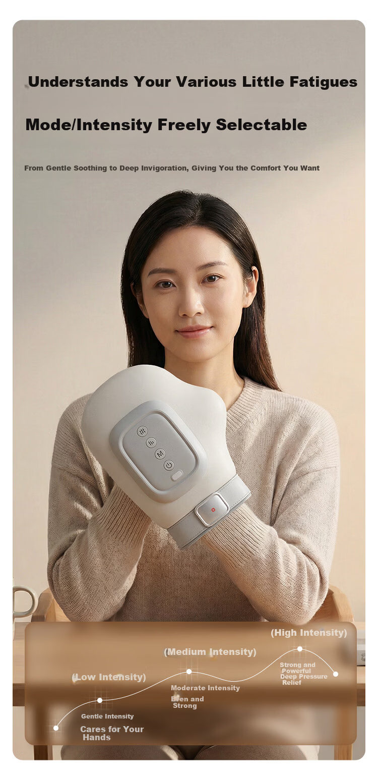 JD Jingzao Hand Massager Therapy Device for Palm, Wrist, Joint, and Tendonitis, Mouse Hand Heat Therapy - New Year Gift for Elders, Mom, Mother's Day, Women's Day 5