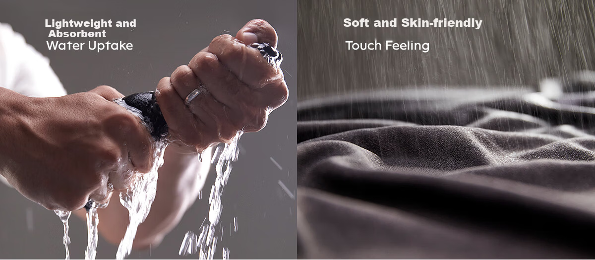 Fengzhu Travel Portable Quick-Dry Towel Swimming Absorbent Towel Sports Travel Essential Beach Towel 12