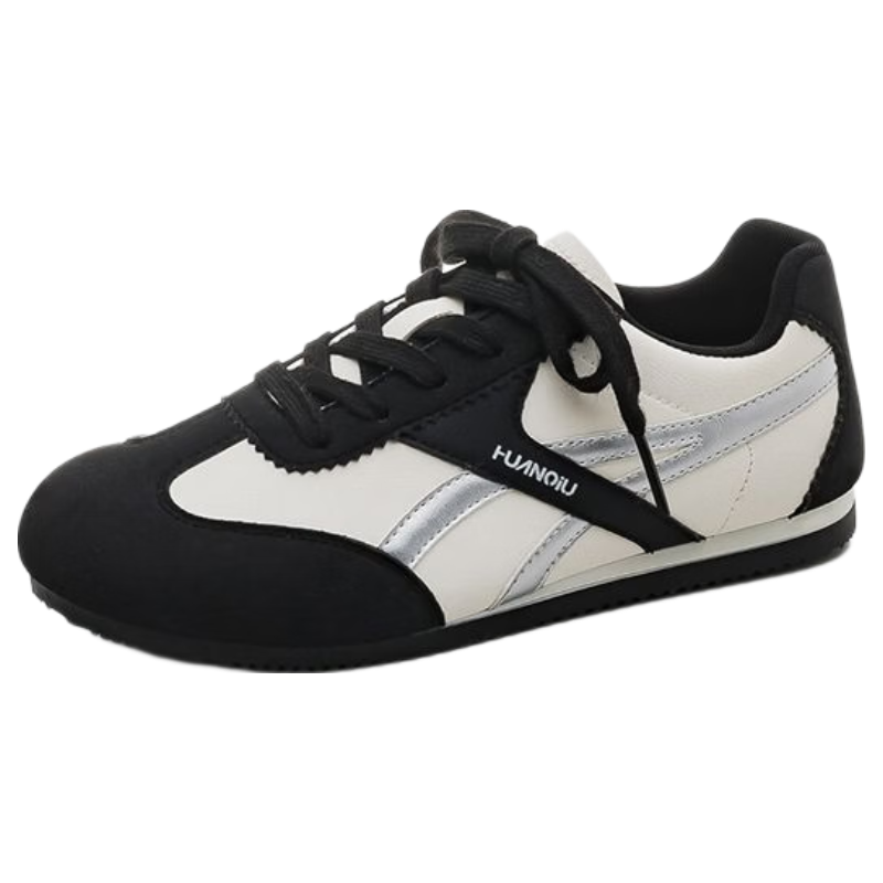 Global Black German Training Shoes Niche Design Casual Sneakers 2026 Spring New Campus Versatile Lightweight Women's Shoes