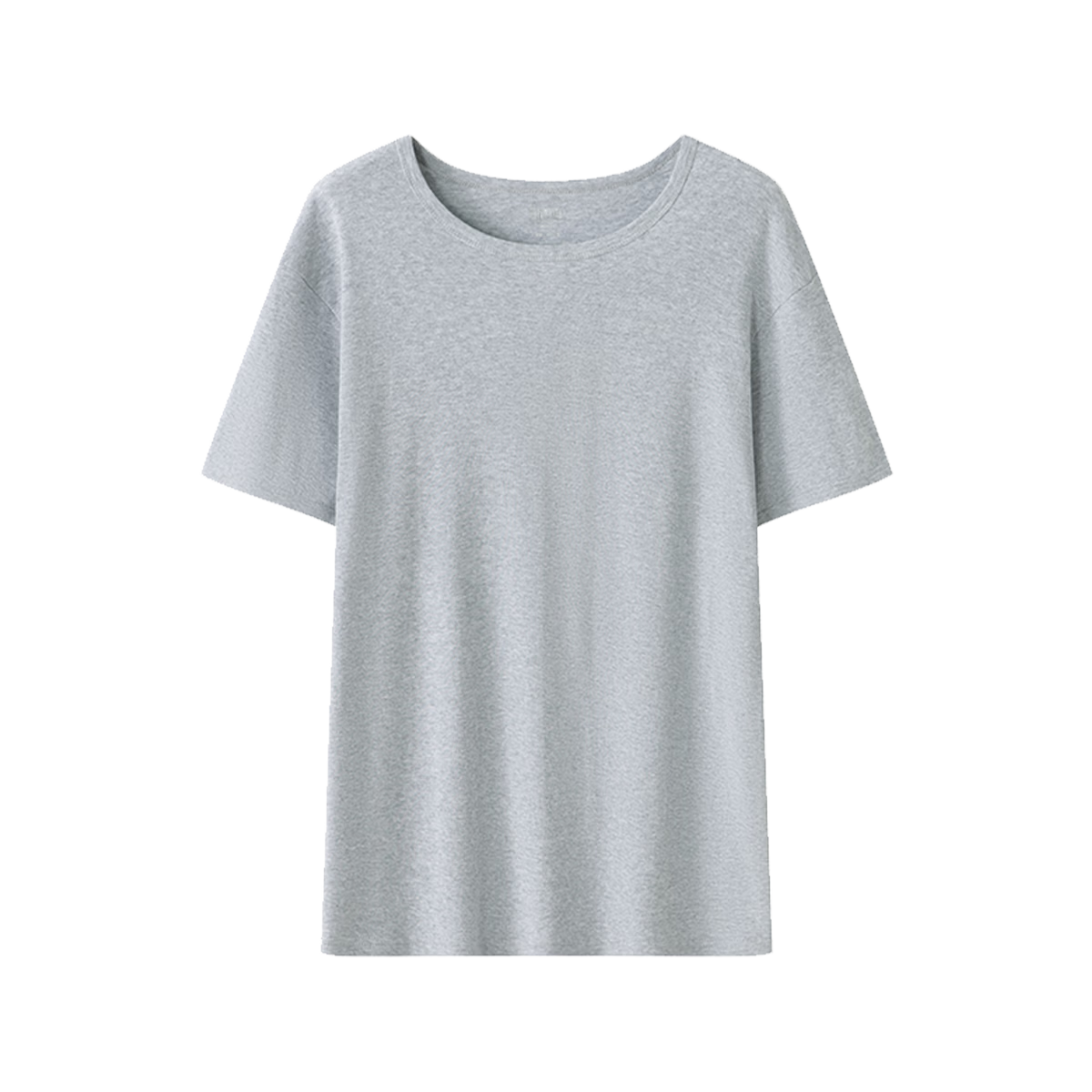 Yiershuang Plus Size 100% Cotton Men's Anti-Odor Short Sleeve Base Layer T-Shirt Big and Tall Elderly