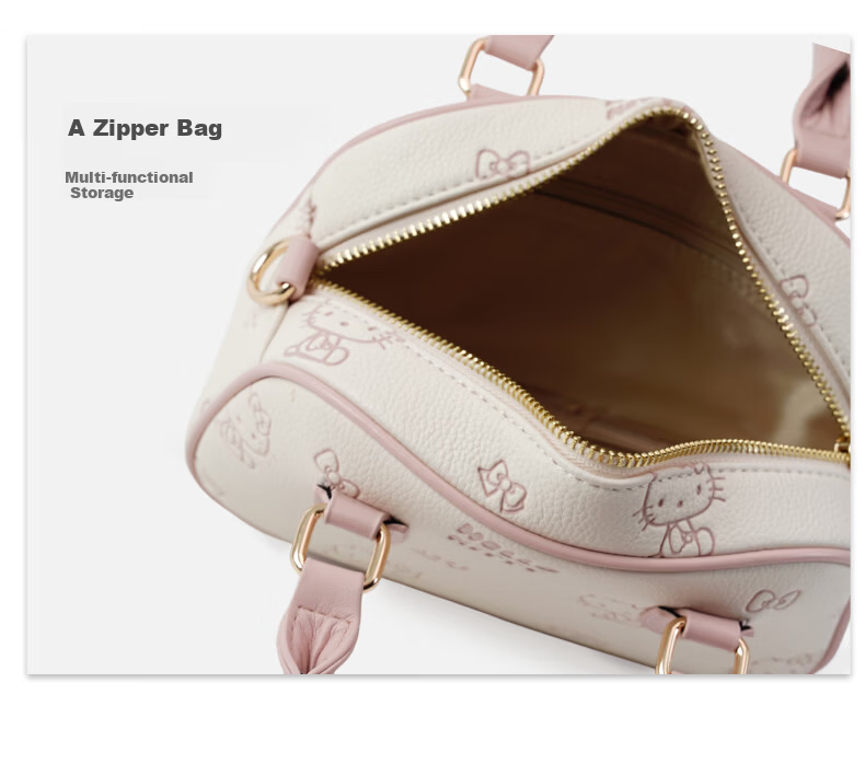 SANRIO Hello Kitty Small Round Shoulder Crossbody Bag Circular Mini Luxury Handbag New Year Gift 19