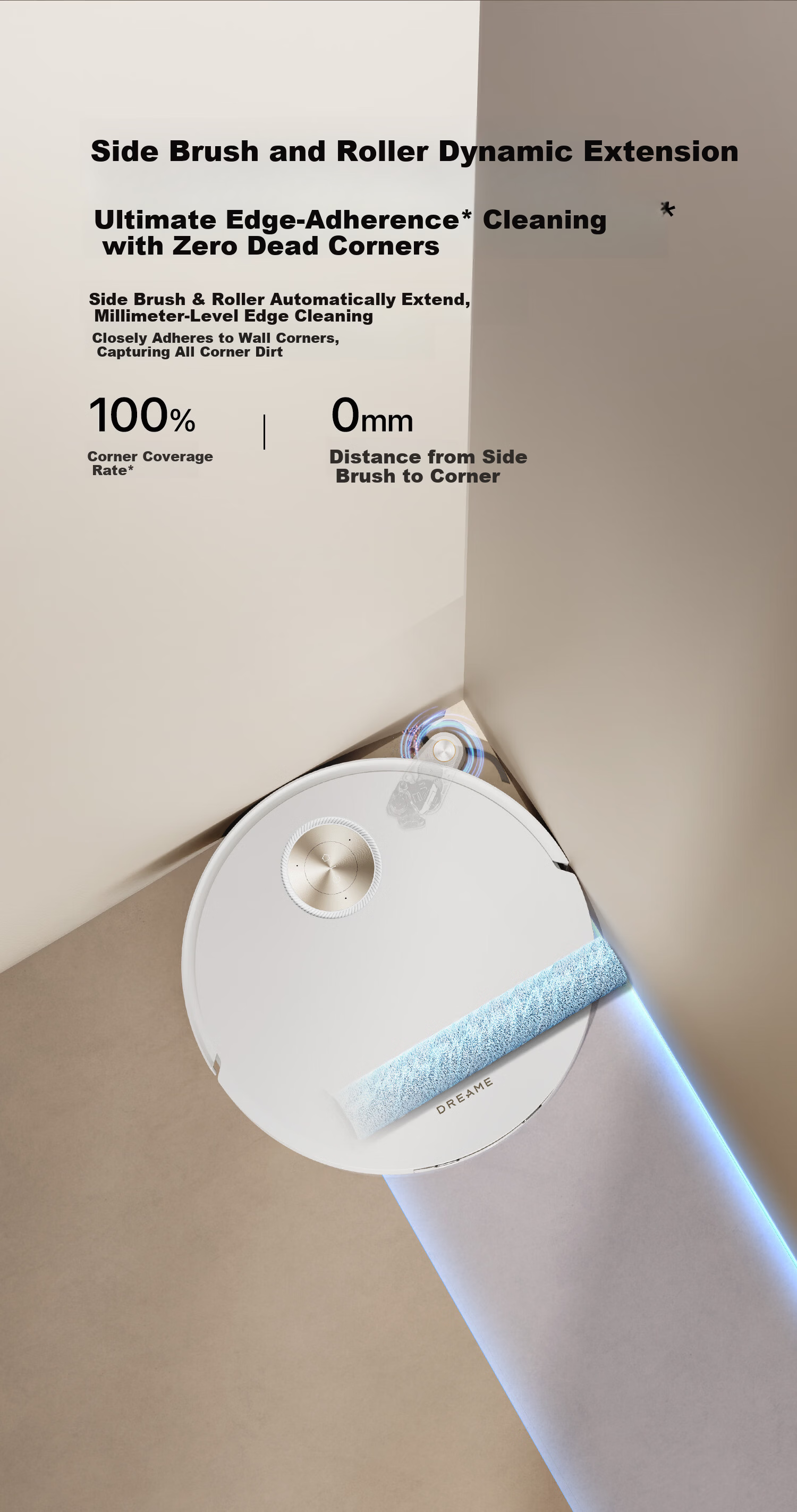 Dreame S60 Selected Drum Sweeping Robot Vacuum Mop Combo Automatic Cleaning Robot Water Tank Version RLH21SE 19