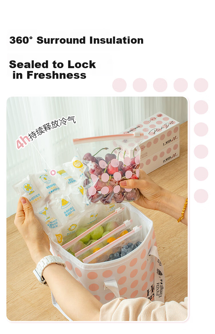 Eyoujia Ziplock Seal Bags Medium and Large 55pcs Thickened Food-Grade Fresh-Keeping Bags Odor-Proof Slide Lock Bags for Fruit and Vegetable Storage 8
