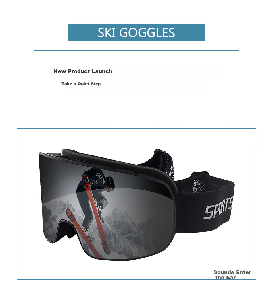SooGree Ski Sports Prescription Glasses Anti-Fog Protective Goggles Mountaineering Cycling Outdoor Windproof Unisex Professional Myopia 2