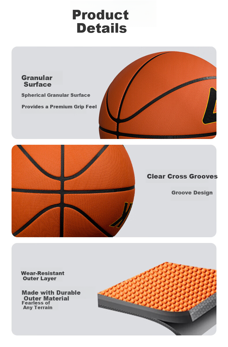 Peak Basketball No.7 Adult Indoor Outdoor Non-Slip Wear-Resistant Outdoor Cement Court Youth Children Standard Size 7 Ball 7