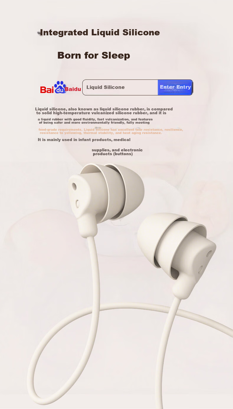 KOVOL Wired Sleep Earphones with Noise Reduction, In-Ear Type-C Sleep Headset for Side Sleep, Running, and Computer Use 2