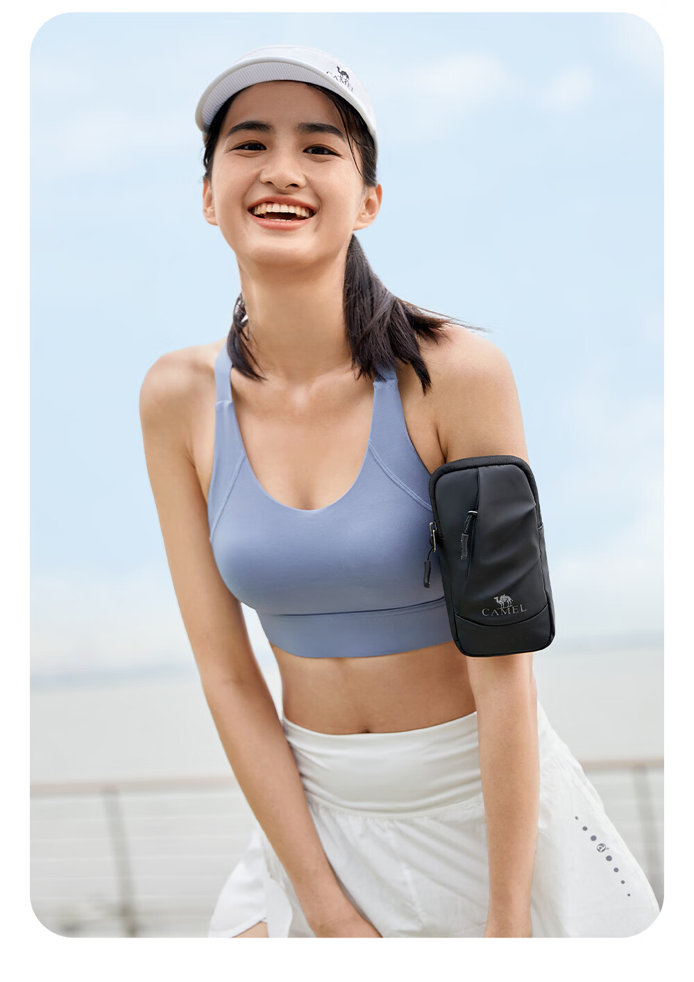 CAMEL Running Armband Phone Pouch for Men And Women, Arm Storage Pouch, Wrist Bag, Arm Sleeve, Sports Outdoor Phone Pouch 5602 8