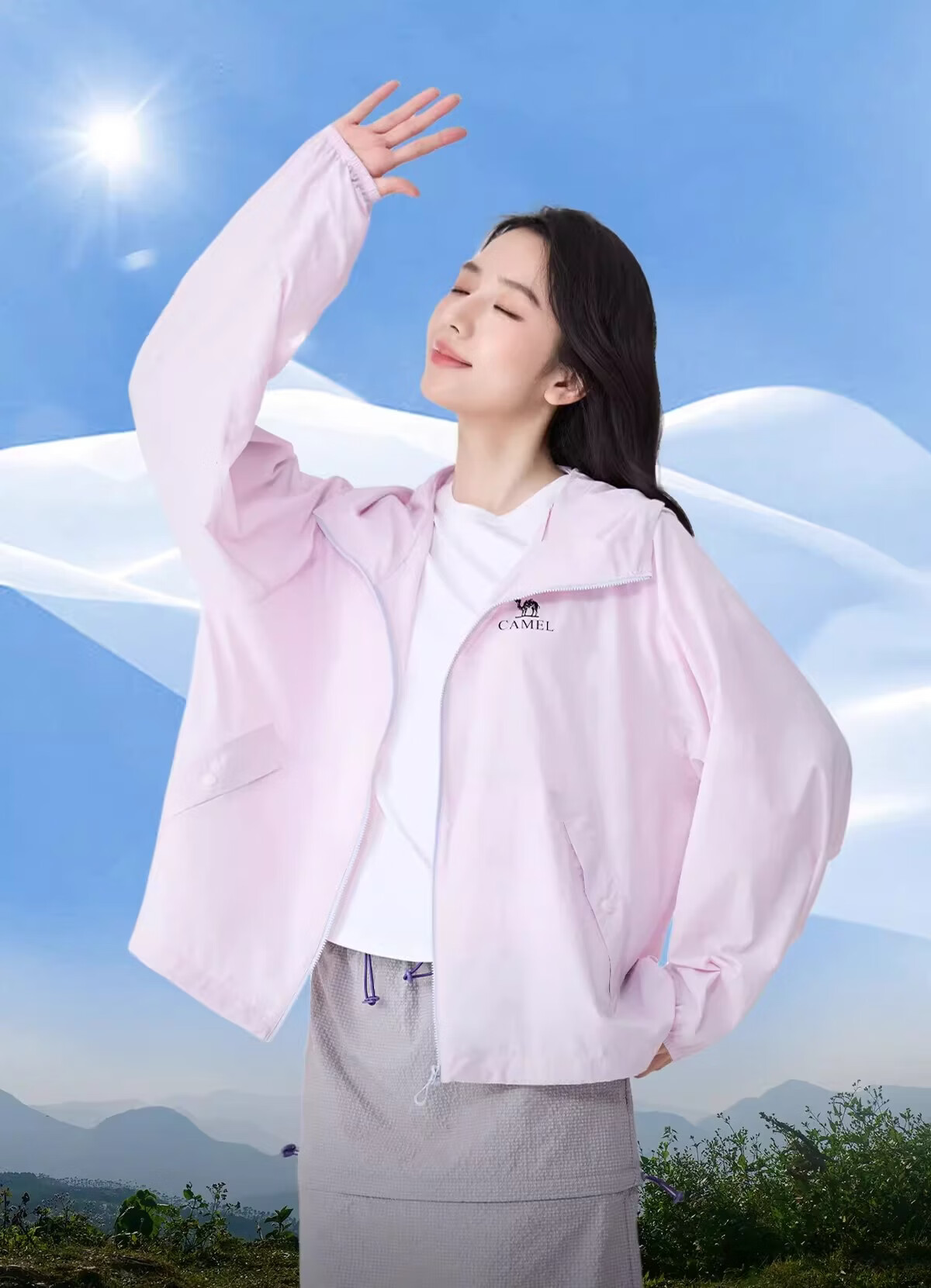CAMEL Dilireba Same Style Original Yarn Sun Protection Jacket 2026 Spring Summer New Cool Heat-Shielding UV Protection Coat 22