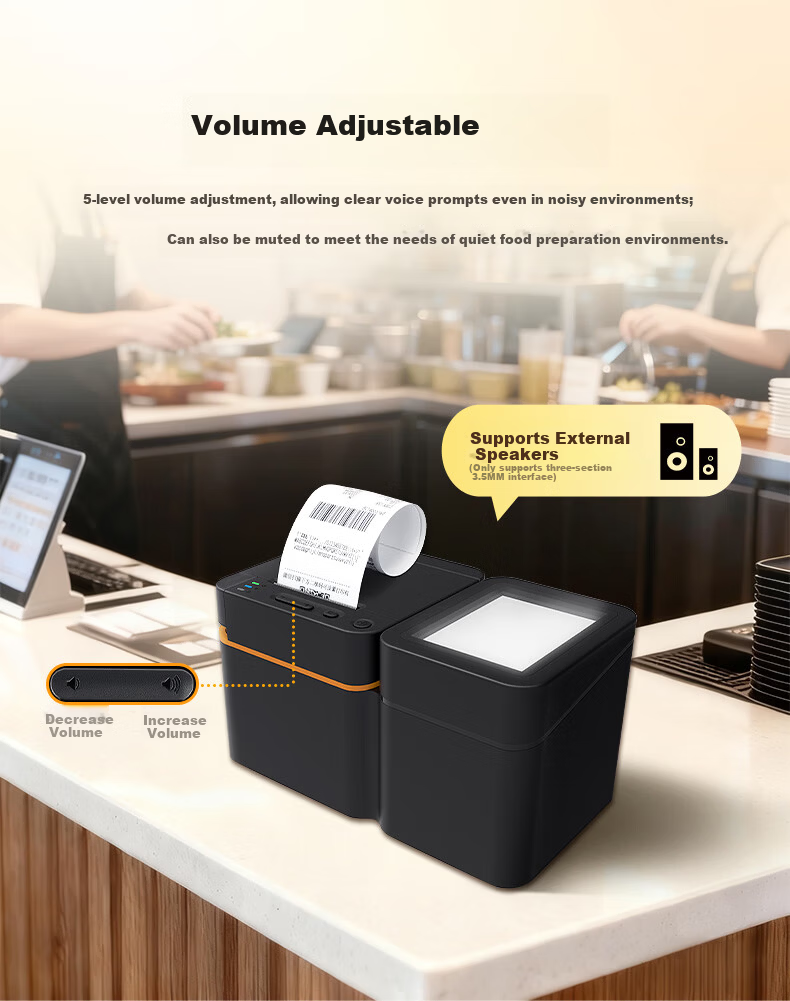 Youku [0 Service Fee] Fully Automatic Order Receiving JD Meituan Food Delivery Cloud Printer Chuchanbao Wireless WiFi Bluetooth Ele.me Douyin Receipt All-in-One Commercial Machine 6