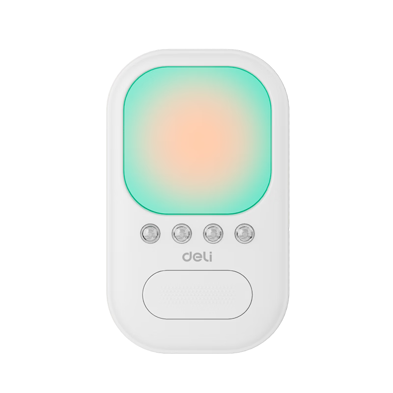 Deli Large Window Camera Detector Magnetic Phone Camera Scanner Hotel Anti-Surveillance Wireless Infrared Signal Detector Portable Rechargeable White PG655