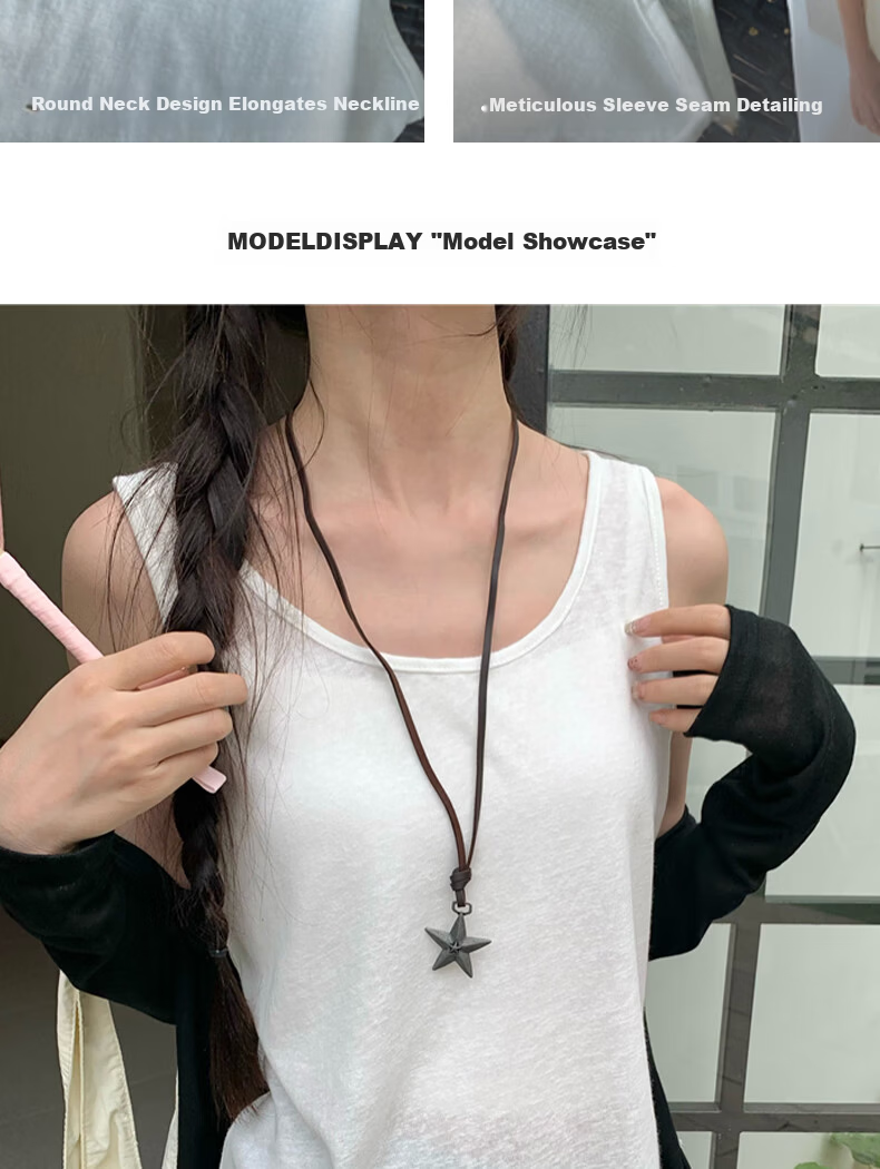 Free Style Snowflake Vest Women Sleeveless Cotton Tank Top Summer New Solid Color Basic Sleepwear Outerwear 10