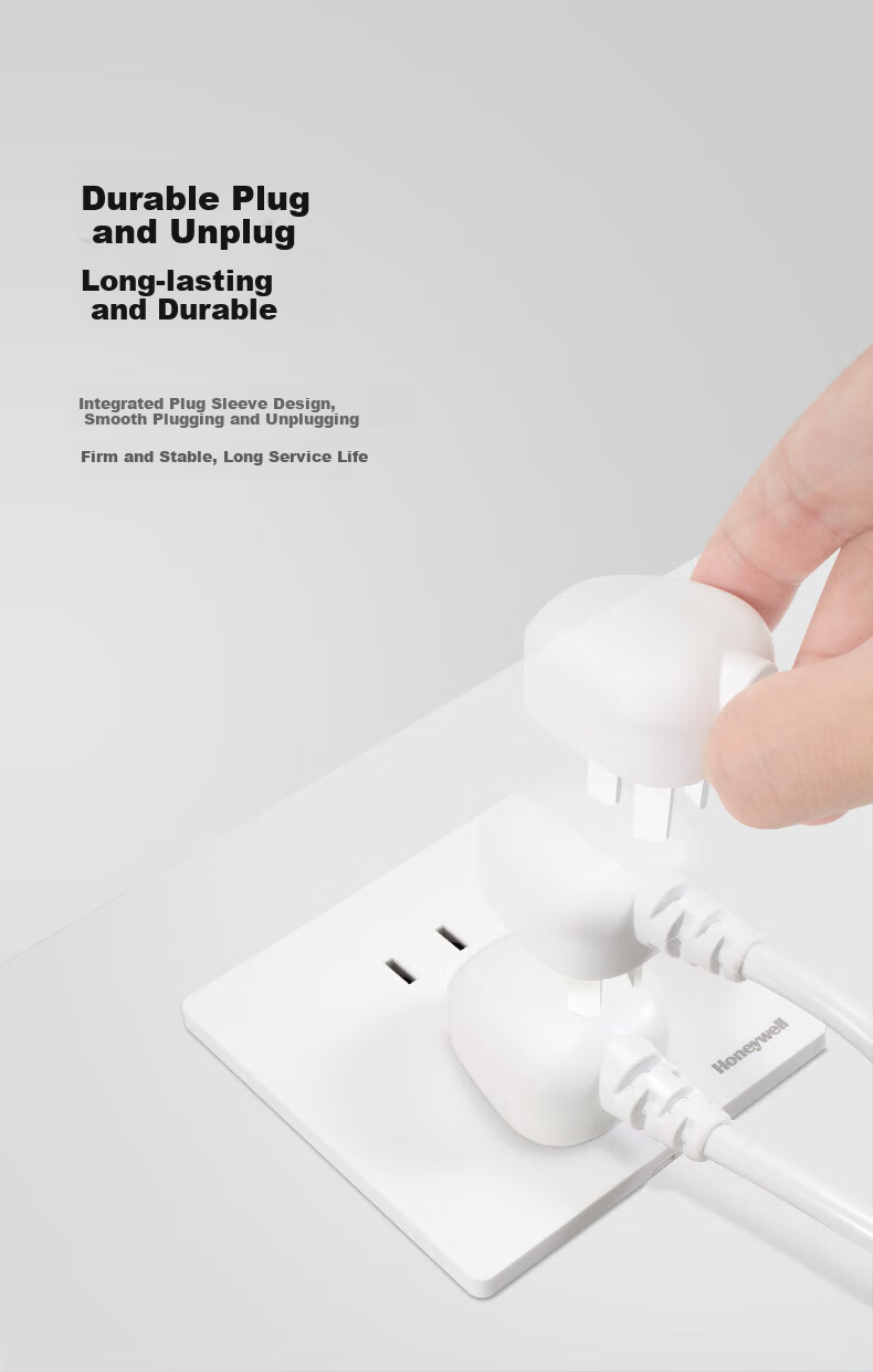 Honeywell Ultra-Thin Frameless Switch Socket Panel Matte Skin-Friendly 86 Type Two-Gang Multi-Control Ruiyi T3 Phantom Night Black 13