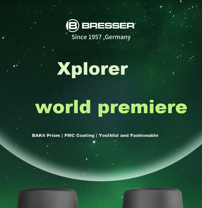 Bresser German Boshide New Voyager 10x42 High Definition High Power Low Light Night Vision Concert Portable Travel Smartphone Compatible Binoculars 1