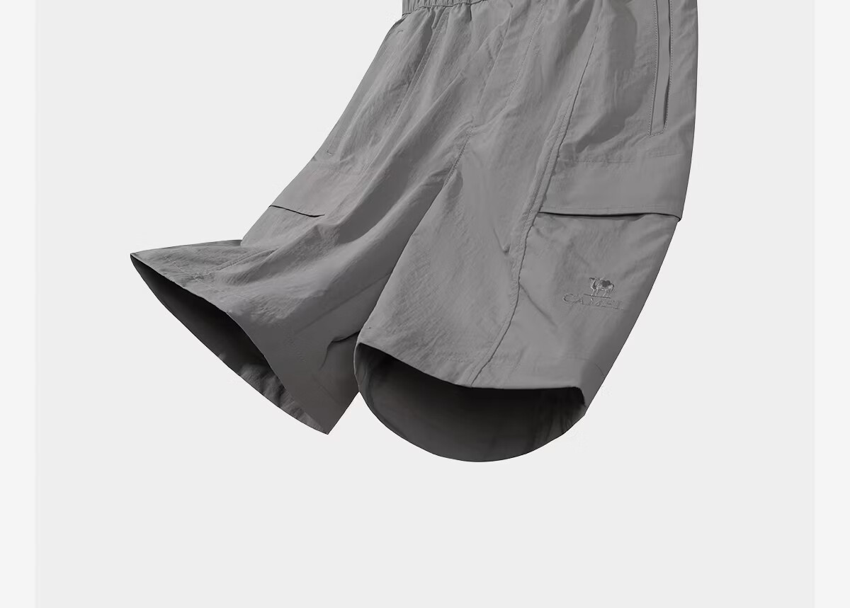 CAMEL Men's Outdoor Quick-Dry Shorts 26 Summer Breathable Sweat-Absorbing Cooling Sun-Protective Cargo Hiking Sports Shorts 3030 9
